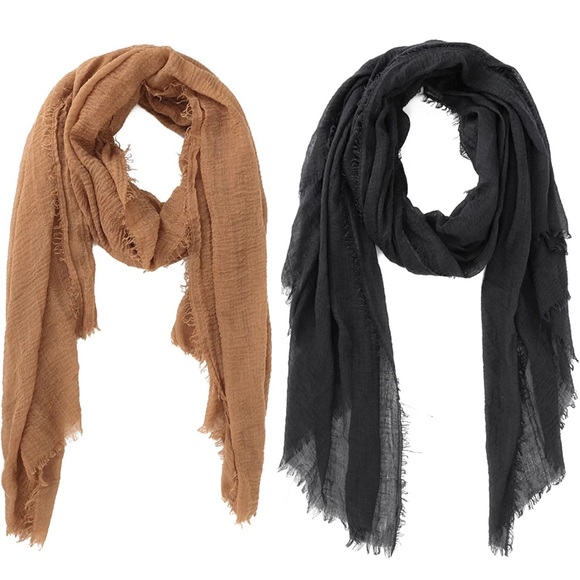 Tan Print Turban Head Wraps - Picture 8 of 9